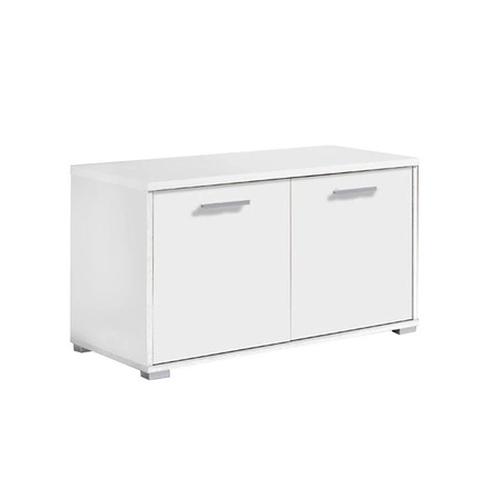 Szafka na buty Hit biała funkcjonalna oraz praktyczna szafka do przedpokoju