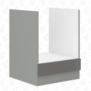 Szafka do zabudowy piekarnika Grey 60 D GAZ BB szafka kuchenna odporna na parę wodną wysoką temperaturę i rozlaną ciecz
