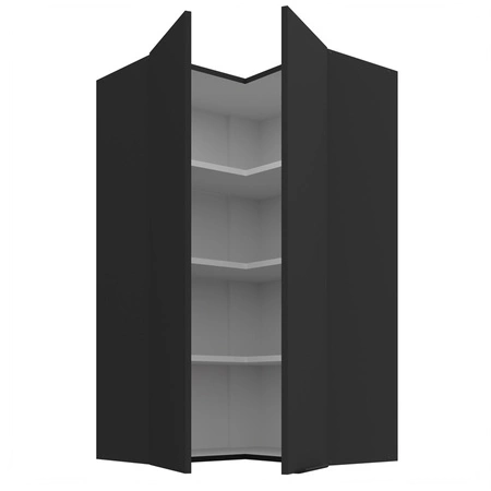 Szafka kuchenna narożna wisząca Alatri Bl 60x60 GN-108 2F odporna na uszkodzenia wykończenie frontów w technologii anti fingerprint