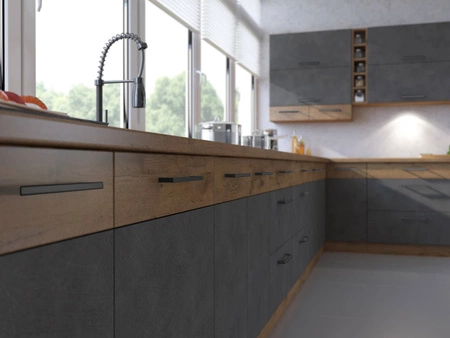 Słupek kuchenny Valico 60 LO-210 2F szafka do zabudowy lodówki szafka odporna na parę wodną wysoką temperaturę i rozlaną ciecz