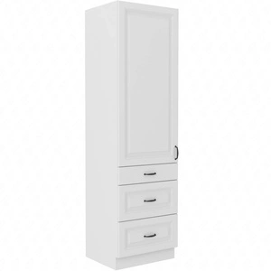 Słupek kuchenny Snow 60 DKS-210 3S 1F szafka z szufladami odporna na parę wodną wysoką temperaturę i rozlane ciecze