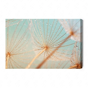 Obraz na płótnie delikatne dmuchawce 100x70 cm ponadczasowa ozdoba wnętrza obraz w stonowanej kolorystyce wysoka jakość wykonania