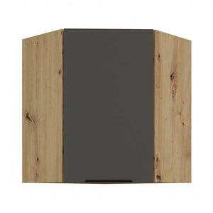 Szafka kuchenna narożna wisząca Aversa Ar 60x60 GN-72 1F odporna na uszkodzenia wykończenie frontów w technologii anti fingerprint