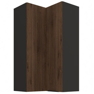 Szafka kuchenna narożna wisząca Brianza 60x60 GN-108 2F metalowy uchwyt krawędziowy szafka odporna na działanie wilgoci i uszkodzenia