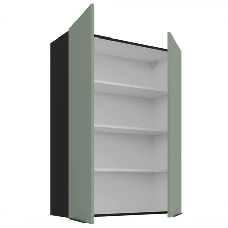 Szafka kuchenna wisząca Treviso Bl 80 G-108 2F szafka kuchenna odporna na uszkodzenia wykończenie frontów w technologii anti fingerprint