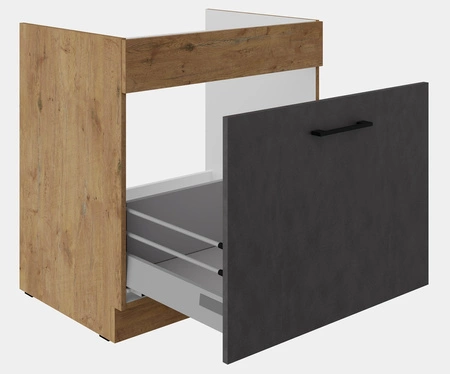 Szafka kuchenna pod zlewozmywak Valico 80 ZL 1S BB szafka odporna na parę wodną wysoką temperaturę i rozlaną ciecz