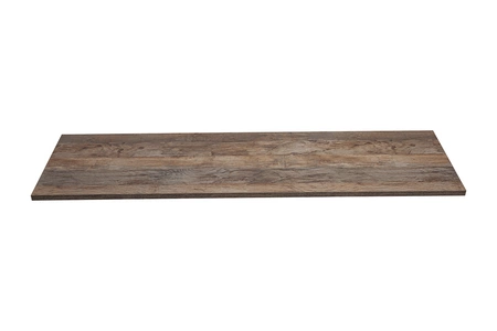 Blat do szafki łazienkowej Santa Fe 120 cm dąb vintage blat wykonany z wytrzymałej płyty laminowanej zapewnia długotrwałe użytkowanie