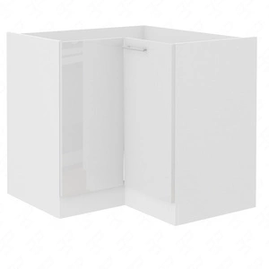 Szafka kuchenna narożna Lumia 90x90 DN 2F BB szafka odporna na parę wodną wysoką temperaturę i rozlaną ciecz