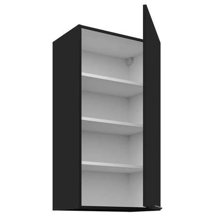 Szafka kuchenna wisząca Black 50 G-90 1F metalowy uchwyt krawędziowy szafka odporna na działanie wilgoci i uszkodzenia