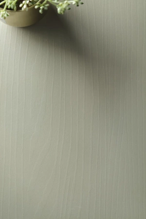 Komoda z szufladami Wald 106 cm eukaliptus / beż jodełka gustowny dekor jodełki na frontach pojemna komoda w stylu skandynawskim