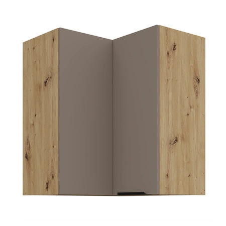 Szafka kuchenna narożna wisząca Fiuggi Ar 60x60 GN-72 2F odporna na uszkodzenia wykończenie frontów w technologii anti fingerprint