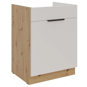 Szafka kuchenna pod zlewozmywak z szufladą Soela 60 ZL 1S BB uchwyt krawędziowy szafka odporna na działanie wilgoci i uszkodzenia