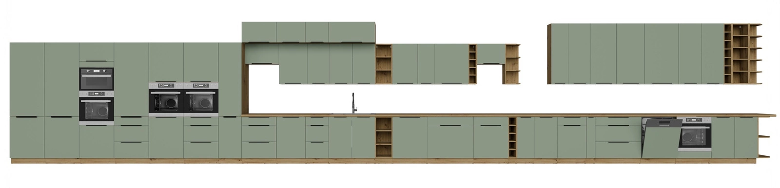 Meble kuchenne modułowe Zestaw mebli kuchennych