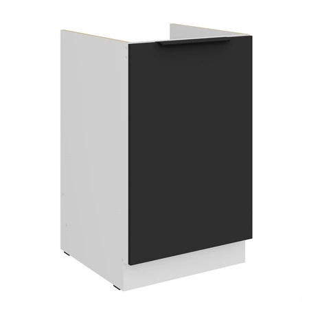 Szafka kuchenna pod zlewozmywak Alatri Wh 50 ZL 1F BB szafka odporna na uszkodzenia wykończenie frontów w technologii anti fingerprint