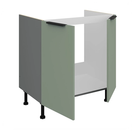 Szafka kuchenna pod zlewozmywak Treviso Ant 80 ZL 2F BB szafka odporna na uszkodzenia wykończenie frontów w technologii anti fingerprint