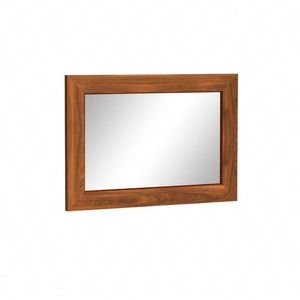 Lustro wiszące Tade 100x70 cm dąb stuletni klasyczne lustro w ramie idealny dodatek do przedpokoju sypialni lub garderoby