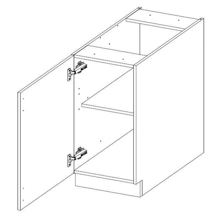 Zestaw mebli kuchennych Valico 240 cm szafki doskonale prezentują się we wnętrzach klasycznych oraz nowoczesnych