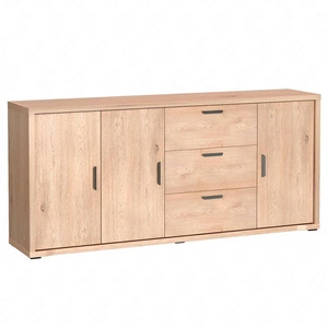 Komoda z szufladami Grand 190 cm dąb cremona oryginalny design funkcjonalna komoda z zaoblonymi detalami idealna do salonu lub sypialni