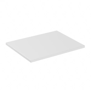 Blat do szafki łazienkowej Iconic 60 cm biały blat wykonany z wytrzymałej płyty MDF zapewnia długotrwałe użytkowanie