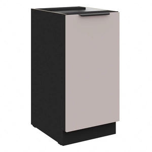 Szafka kuchenna stojąca z półką Tarraco 40 D 1F BB metalowy uchwyt krawędziowy szafka odporna na działanie wilgoci i uszkodzenia