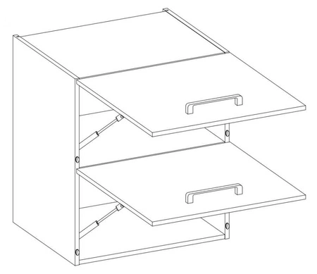 Zestaw mebli kuchennych Vanimo 260 cm szafki doskonale prezentują się we wnętrzach klasycznych oraz nowoczesnych
