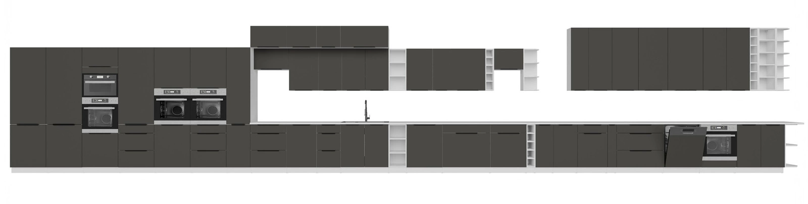 Meble kuchenne modułowe Aversa Wh