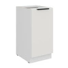 Szafka kuchenna stojąca z półką Corato Wh 40 D 1F BB szafka odporna na uszkodzenia wykończenie frontów w technologii anti fingerprint