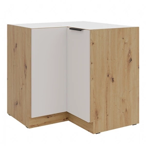 Szafka kuchenna narożna Soela 90x90 DN 2F BB metalowy uchwyt krawędziowy szafka odporna na działanie wilgoci i uszkodzenia