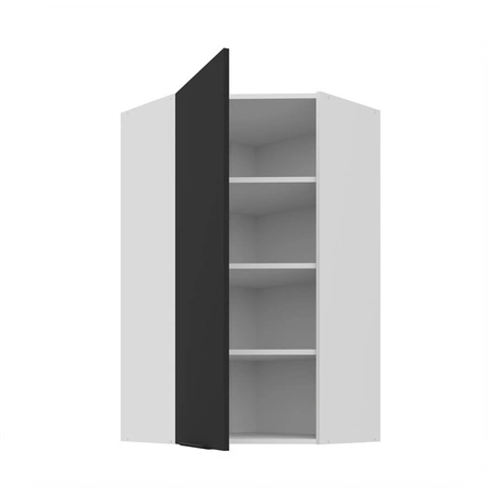 Szafka kuchenna narożna wisząca Alatri Wh 60x60 GN-108 1F odporna na uszkodzenia wykończenie frontów w technologii anti fingerprint