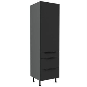 Słupek kuchenny Alatri Ant 60 DKS-215 3S 1F szafka kuchenna odporna na uszkodzenia wykończenie frontów w technologii anti fingerprint