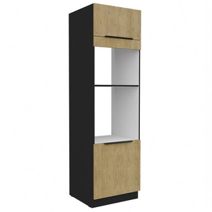 Słupek kuchenny Crotone 60 DPM-210 2F szafka do zabudowy mikrofali i piekarnika odporna na parę wodną i wysoką temperaturę