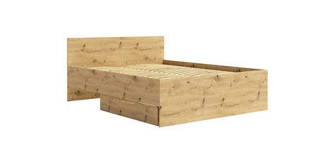 Zestaw mebli do sypialni Maxione dąb artisan eleganckie i uniwersalne meble do sypialni gustowne uchwyty wysoka jakość wykonania