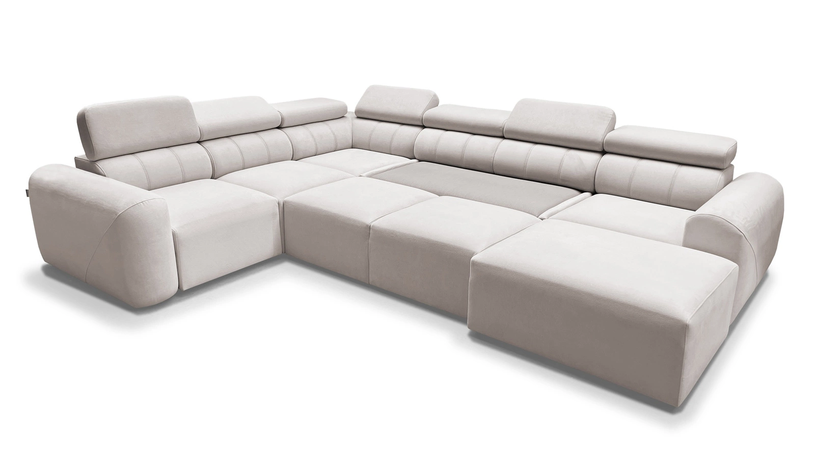 Narożnik z funkcją spania Cantare VIII Lux Narożniki do salonu Nowoczesne narożniki rozkładane do pokoju dziennego