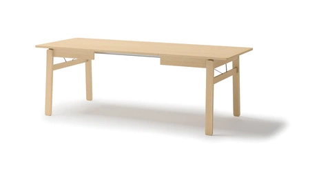 Stół rozkładany Plot 85x149-269 cm dąb jasny estetyczny i praktyczny stół do jadalni uniwersalny styl dopasuje się do każdego wnętrza