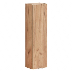 Szafka łazienkowa wisząca Capri 20 cm dąb craft złoty stylowa szafka z półkami front wzbogacony metalowym uchwytem krawędziowym