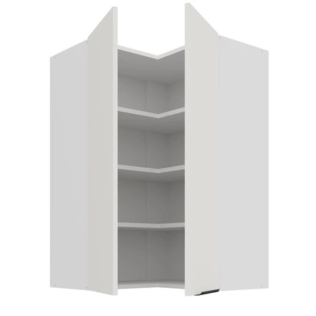 Szafka kuchenna narożna wisząca Corato Wh 60x60 GN-90 2F odporna na uszkodzenia wykończenie frontów w technologii anti fingerprint