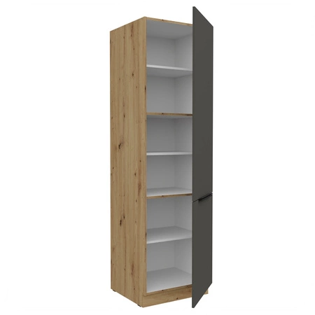 Słupek kuchenny Aversa Ar 60 DK-210 2F szafka kuchenna odporna na uszkodzenia wykończenie frontów w technologii anti fingerprint