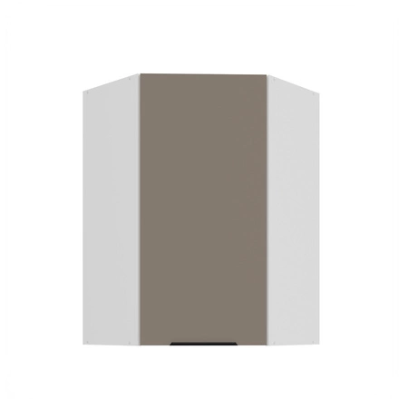 Szafka kuchenna narożna wisząca Fiuggi Wh 60x60 GN-90 1F odporna na uszkodzenia wykończenie frontów w technologii anti fingerprint