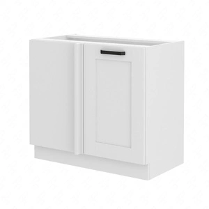 Szafka kuchenna narożna dostawiana Livio 105 ND 1F BB lewa szafka odporna na parę wodną wysoką temperaturę oraz rozlaną ciecz