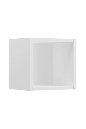 Zestaw mebli łazienkowych Nova beżowy / biały stylowe szafki z gustownym pionowym ryflowaniem podkreślone subtelną kolorystyką