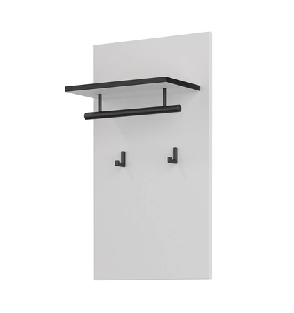 Wieszak ścienny Cross 40 cm biały nowoczesny design funkcjonalny dodatek do przedpokoju klasyczna konstrukcja