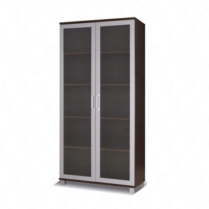 Witryna szeroka Maximus 100 cm kasztan wenge nowoczesny design obrzeża wykończone specjalną okleiną elementy z bezpiecznego szkła hartowanego