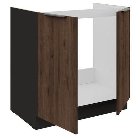 Szafka kuchenna pod zlewozmywak Brianza 80 ZL 2F BB metalowe uchwyty krawędziowe szafka odporna na działanie wilgoci i uszkodzenia