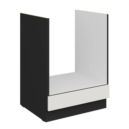 Zestaw mebli kuchennych Corato Bl 390 cm stylowe szafki kuchenne z frontami wykonanymi w technologii anti fingerprint metalowe uchwyty