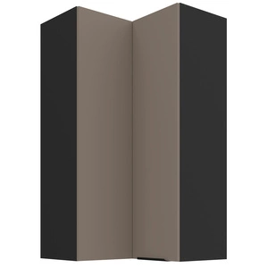 Szafka kuchenna narożna wisząca Fiuggi Bl 60x60 GN-108 2F odporna na uszkodzenia wykończenie frontów w technologii anti fingerprint