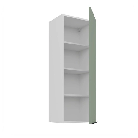 Zestaw mebli kuchennych narożny Treviso Wh 290x230 cm stylowe szafki kuchenne z frontami wykonanymi w technologii anti fingerprint