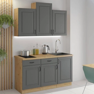 Zestaw mebli kuchennych Kea 150 cm szafki doskonale prezentują się we wnętrzach skandynawskich klasycznych oraz nowoczesnych