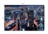 Obraz na płótnie Dubaj nocą 100x70 cm ponadczasowa ozdoba każdego wnętrza obraz w wyrazistej kolorystyce wysoka jakość wykonania