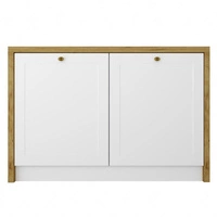 dąb artisan / biały