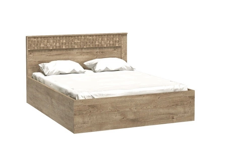 Zestaw mebli do sypialni Natural dąb ribbeck nietuzinkowe meble wzbogacone oświetleniem LED ozdobne listwy na frontach szuflad